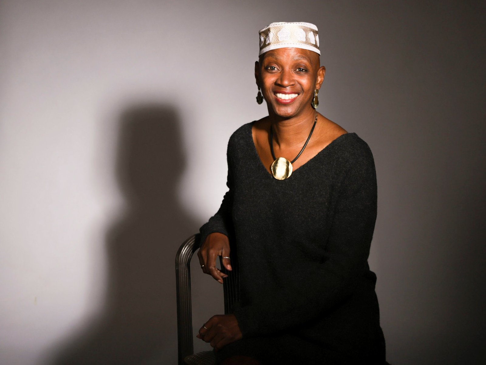 Portrait de Joëlle Mbeka Mbumba, fondatrice et présidente de la Fondation.